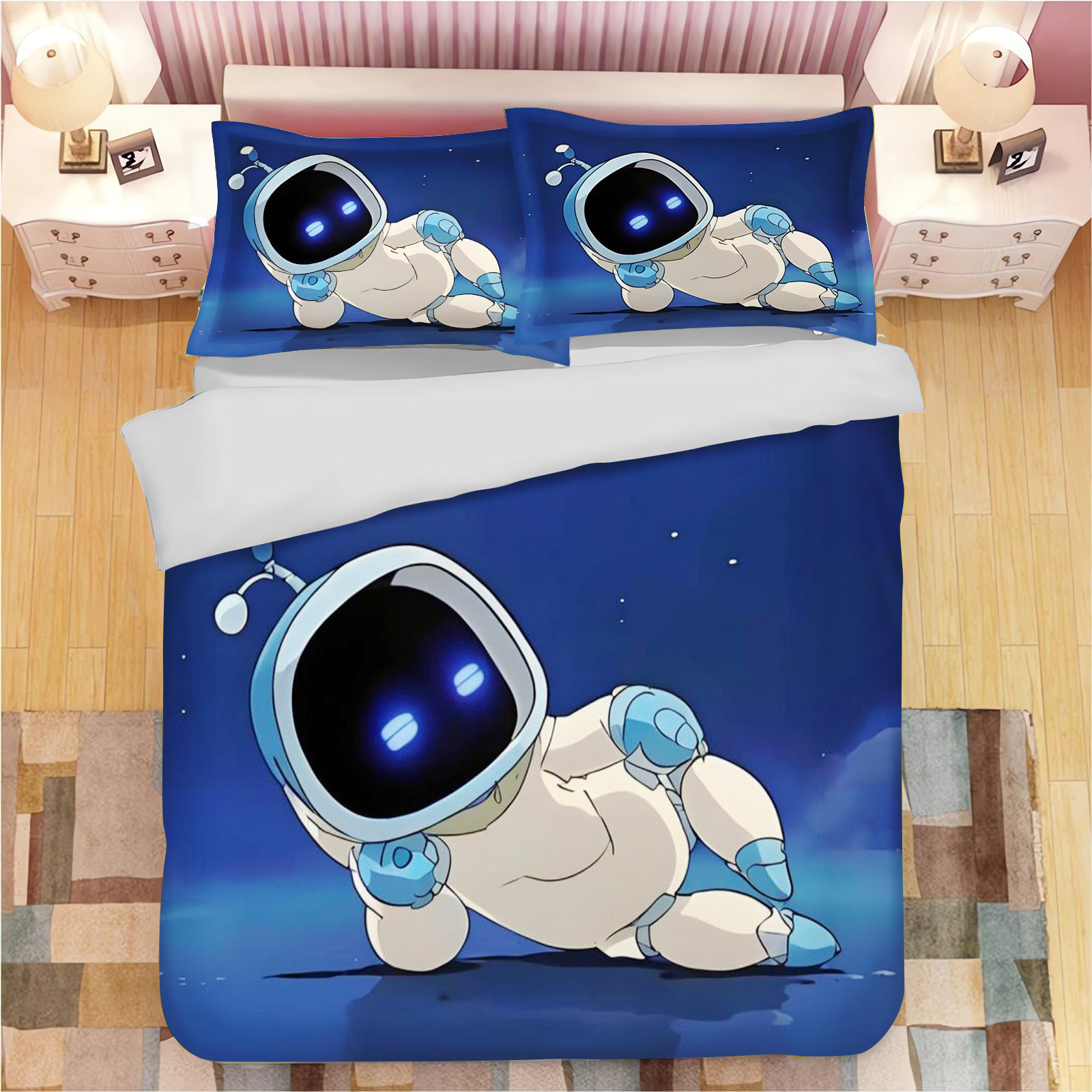 Print Cartoon Astro Bot Duvet  - Home Improvement Game review and price