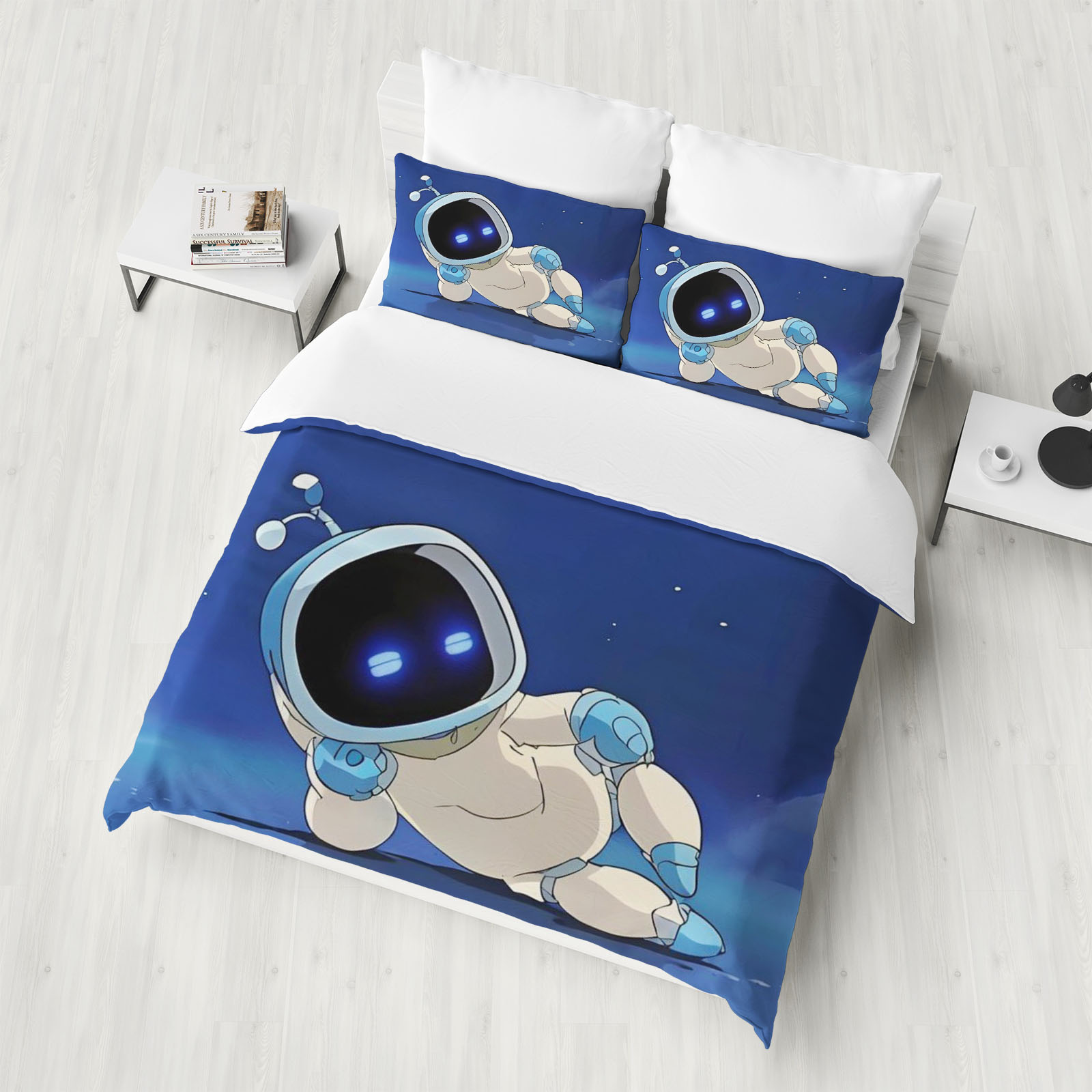 Print Cartoon Astro Bot Duvet  - Home Improvement Game review and price
