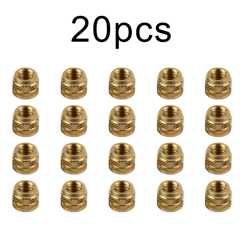 20pcs Brass Nuts 1/4-20 Thread - Home Improvement Items review and price