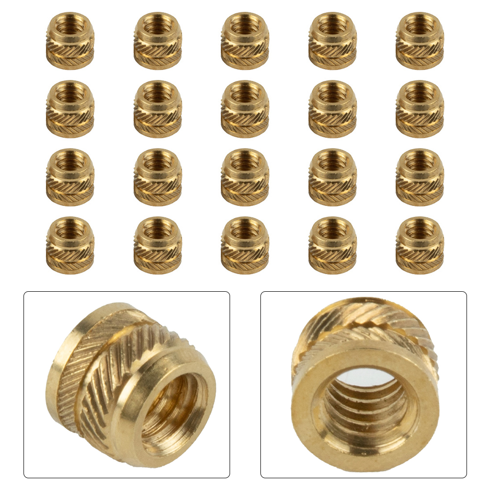 20pcs Brass Nuts 1/4-20 Thread - Home Improvement Items review and price